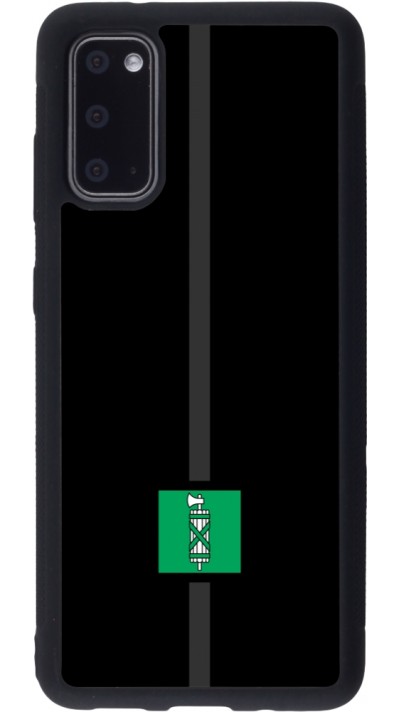 Coque Samsung Galaxy S20 - Silicone rigide noir Canton SG noir