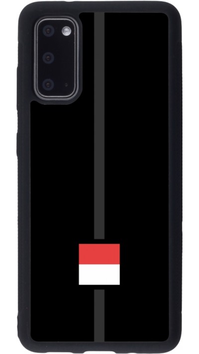 Coque Samsung Galaxy S20 - Silicone rigide noir Canton SO noir