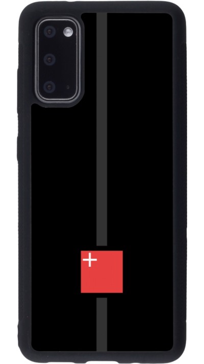 Coque Samsung Galaxy S20 - Silicone rigide noir Canton SZ noir