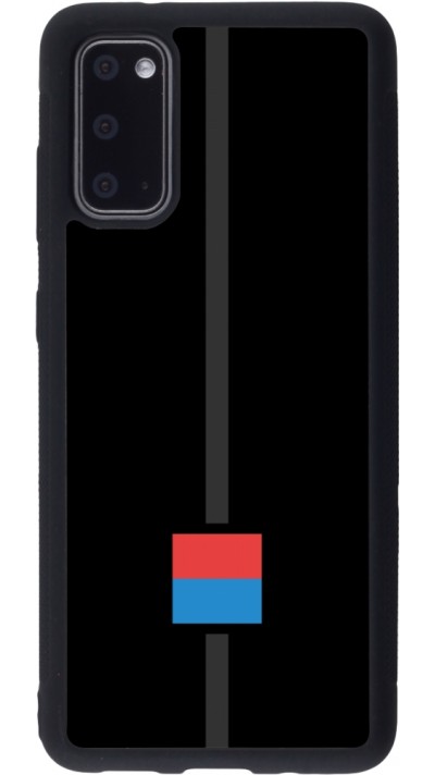 Coque Samsung Galaxy S20 - Silicone rigide noir Canton TI noir
