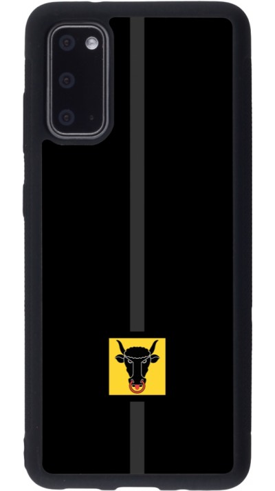 Coque Samsung Galaxy S20 - Silicone rigide noir Canton UR noir