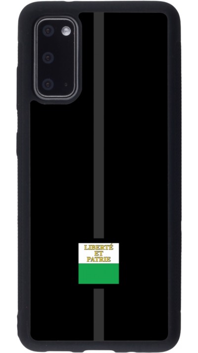 Coque Samsung Galaxy S20 - Silicone rigide noir Canton VD noir