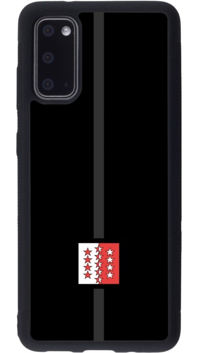 Coque Samsung Galaxy S20 - Silicone rigide noir Canton VS noir