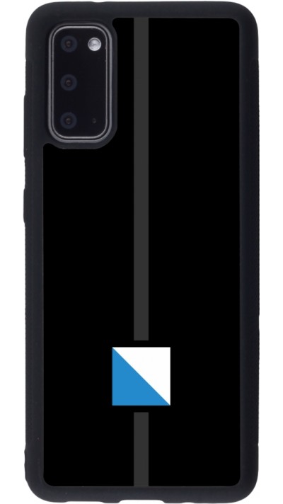 Coque Samsung Galaxy S20 - Silicone rigide noir Canton ZH noir