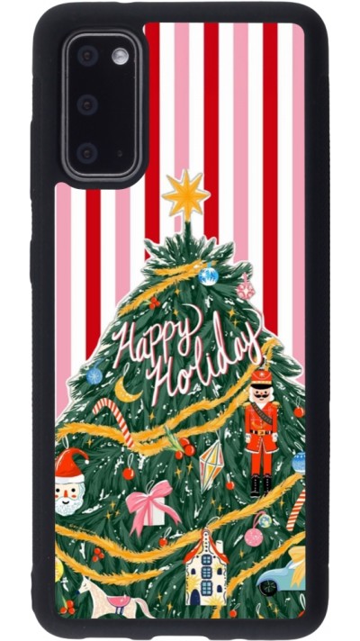 Samsung Galaxy S20 Case Hülle - Silikon schwarz Christmas 25 Happy Holiday