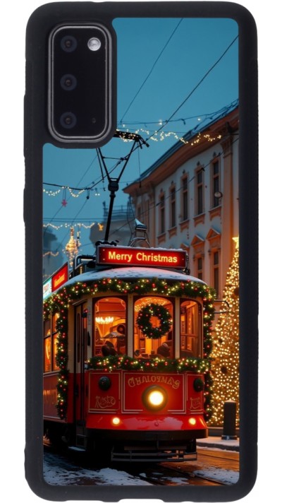 Samsung Galaxy S20 Case Hülle - Silikon schwarz Christmas 25 Xmas Train