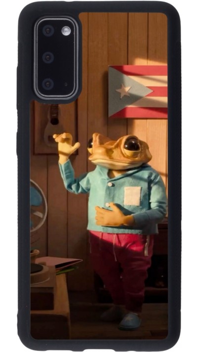 Samsung Galaxy S20 Case Hülle - Silikon schwarz Dancing frog DTMF