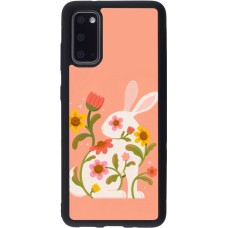 Samsung Galaxy S20 Case Hülle - Silikon schwarz Easter 2026 Rabbit collage