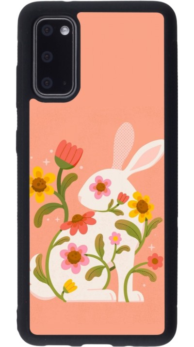 Samsung Galaxy S20 Case Hülle - Silikon schwarz Easter 2026 Rabbit collage
