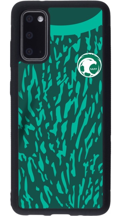 Samsung Galaxy S20 Case Hülle - Silikon schwarz Saudi-Arabien 2022 personalisierbares Fussballtrikot