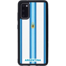 Samsung Galaxy S20 Case Hülle - Silikon schwarz Argentinien 2026 personalisierbares Fussballtrikot