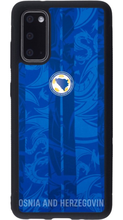 Samsung Galaxy S20 Case Hülle - Silikon schwarz Bosnien und Herzegowina 2026 personalisierbares Fussballtrikot