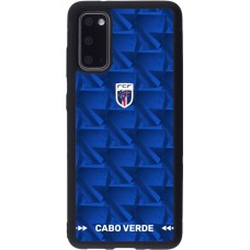 Samsung Galaxy S20 Case Hülle - Silikon schwarz Kap Verde 2026 personalisierbares Fussballtrikot
