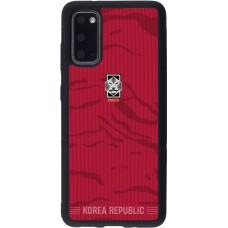 Samsung Galaxy S20 Case Hülle - Silikon schwarz Südkorea 2026 personalisierbares Fussballtrikot