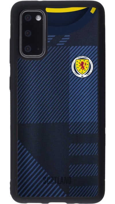 Samsung Galaxy S20 Case Hülle - Silikon schwarz Schottland personalisierbares Fussballtrikot