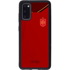 Samsung Galaxy S20 Case Hülle - Silikon schwarz Spanien 2022 personalisierbares Fußballtrikot