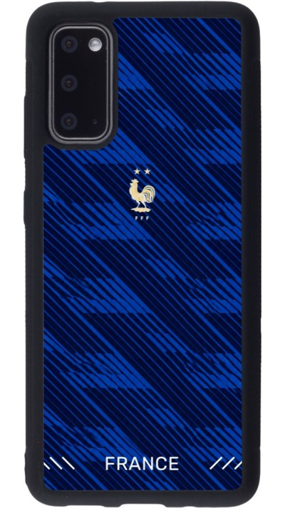 Samsung Galaxy S20 Case Hülle - Silikon schwarz Frankreich 2026 personalisierbares Fussballtrikot