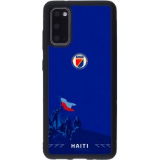 Samsung Galaxy S20 Case Hülle - Silikon schwarz Haiti 2026 personalisierbares Fussballtrikot