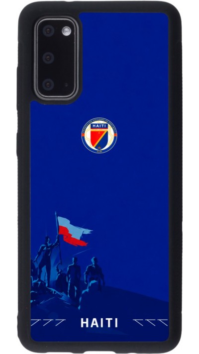 Samsung Galaxy S20 Case Hülle - Silikon schwarz Haiti 2026 personalisierbares Fussballtrikot