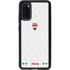 Samsung Galaxy S20 Case Hülle - Silikon schwarz Irak 2026 personalisierbares Fussballtrikot