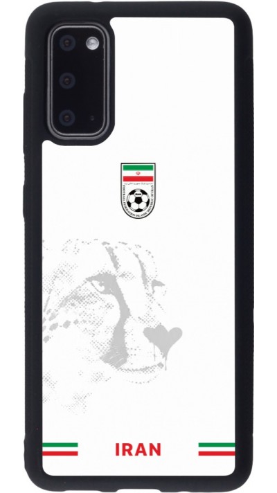 Samsung Galaxy S20 Case Hülle - Silikon schwarz Iran 2026 personalisierbares Fussballtrikot