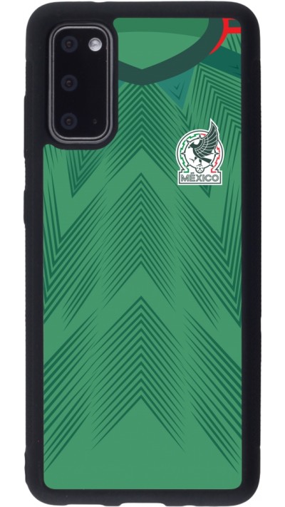 Samsung Galaxy S20 Case Hülle - Silikon schwarz Mexiko 2022 personalisierbares Fussballtrikot