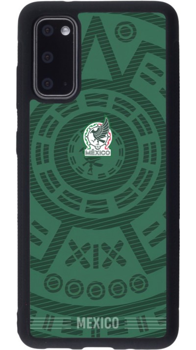 Samsung Galaxy S20 Case Hülle - Silikon schwarz Mexiko 2026 personalisierbares Fussballtrikot