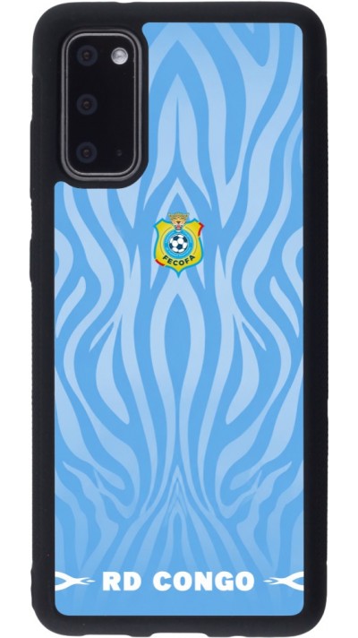 Samsung Galaxy S20 Case Hülle - Silikon schwarz Demokratische Republik Kongo 2026 personalisierbares Fussballtrikot