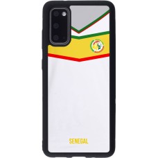 Samsung Galaxy S20 Case Hülle - Silikon schwarz Senegal 2022 personalisierbares Fußballtrikot