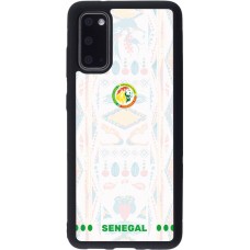 Samsung Galaxy S20 Case Hülle - Silikon schwarz Senegal 2026 personalisierbares Fussballtrikot