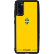 Samsung Galaxy S20 Case Hülle - Silikon schwarz Schweden 2026 personalisierbares Fussballtrikot