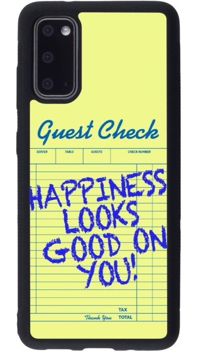 Samsung Galaxy S20 Case Hülle - Silikon schwarz Guest check 2026