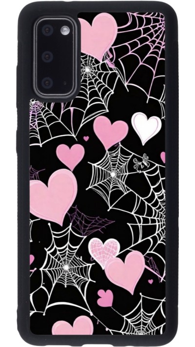 Coque Samsung Galaxy S20 - Silicone rigide noir Halloween 2024 girly