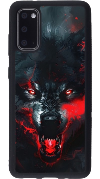 Coque Samsung Galaxy S20 - Silicone rigide noir Halloween 2024 mad werewolf