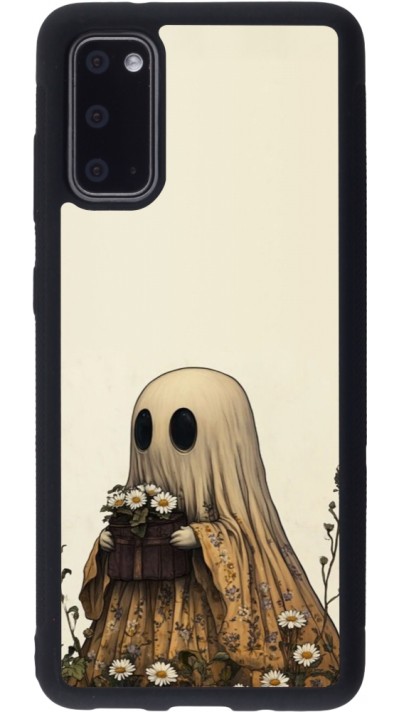 Coque Samsung Galaxy S20 - Silicone rigide noir Halloween 2025 Ghost gardener
