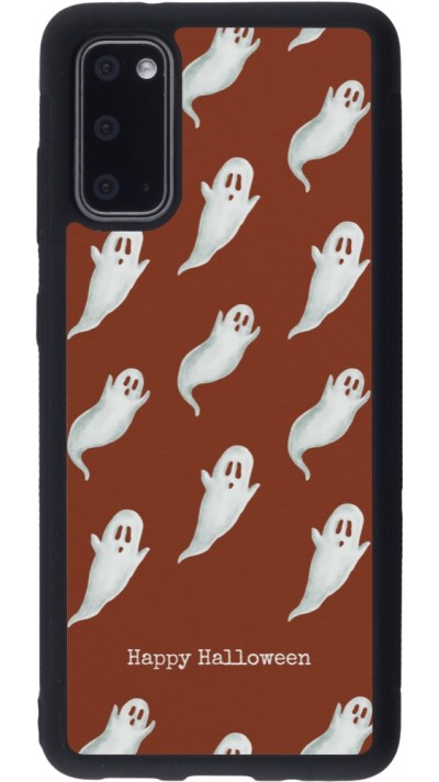 Coque Samsung Galaxy S20 - Silicone rigide noir Halloween 2025 Pattern of ghosts
