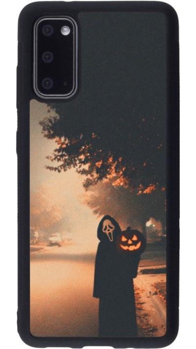 Coque Samsung Galaxy S20 - Silicone rigide noir Halloween 2025 Scream