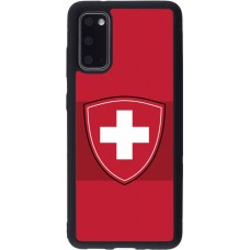 Samsung Galaxy S20 Case Hülle - Silikon schwarz Hockey World Championship Ecusson Suisse