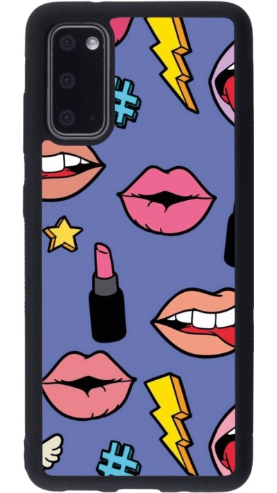 Samsung Galaxy S20 Case Hülle - Silikon schwarz Lips and lipgloss