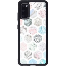 Samsung Galaxy S20 Case Hülle - Silikon schwarz Marble Everything