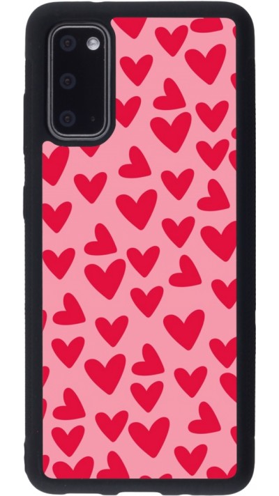 Samsung Galaxy S20 Case Hülle - Silikon schwarz Mom 2024 kleine Herzen