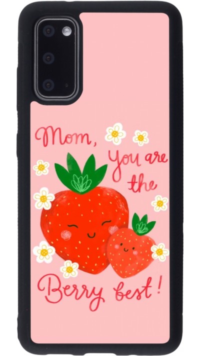Samsung Galaxy S20 Case Hülle - Silikon schwarz Mom 2026 Berry best