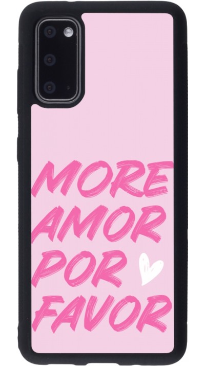 Samsung Galaxy S20 Case Hülle - Silikon schwarz More amor porfavor Samsung Galaxy S20 Case Hülle - Silikon schwarz More amor porfavor