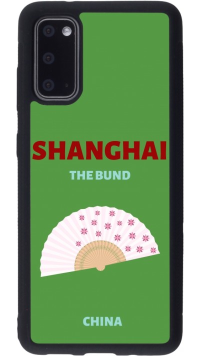 Coque Samsung Galaxy S20 - Silicone rigide noir Pop Summer Destination Shanghai