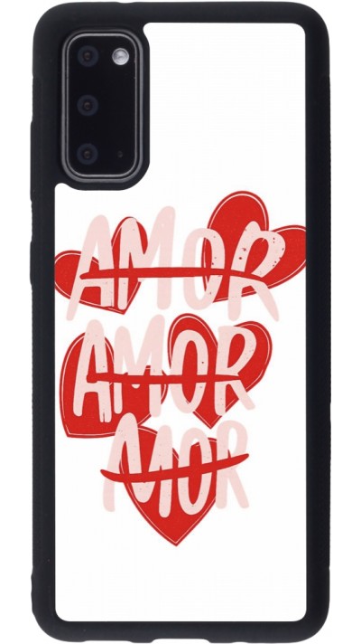Samsung Galaxy S20 Case Hülle - Silikon schwarz Saint Valentines Day 26 Amor