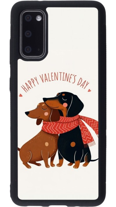 Samsung Galaxy S20 Case Hülle - Silikon schwarz Saint Valentines Day 26 Happy Valentine