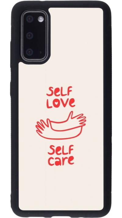 Samsung Galaxy S20 Case Hülle - Silikon schwarz Saint Valentines Day 26 Self love self care