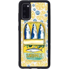 Samsung Galaxy S20 Case Hülle - Silikon schwarz Sardines in oil 2026