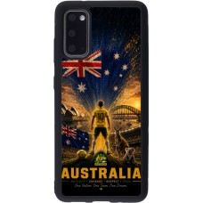 Samsung Galaxy S20 Case Hülle - Silikon schwarz Fussball Australien splash 2026