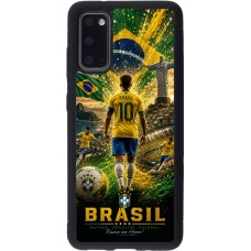 Samsung Galaxy S20 Case Hülle - Silikon schwarz Fussball Brasilien splash 2026